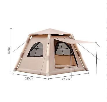 походный набор: Палатка надувная Inflatable Camping 220 х 220 х 170 см Планируете — 7