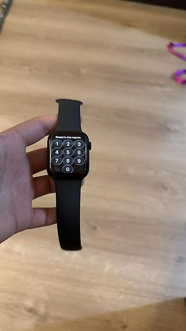 iph: Смарт-часы Apple Watch (черный корпус, черный спортивный ремешок) - — 4
