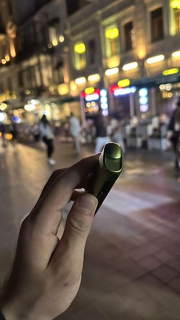 justfog minifit s: IQOS gloya bənzər tütün qızdırma cihazı – yaşıl (metalik) rəng - — 3
