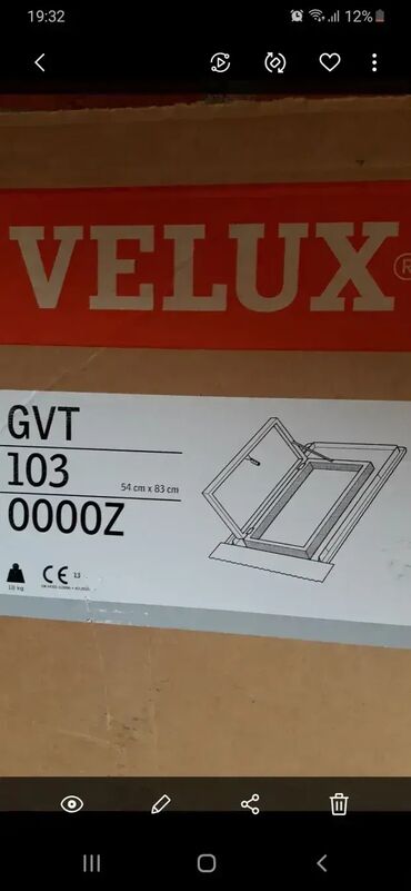 Prozori: Velux izlaz na krov - Novo 🚪 Model: GVT103 Dimenzije: 54x83 cm Na — 5