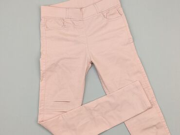 różowa spódniczka z falbankami: Jeansy, S, stan - Dobry