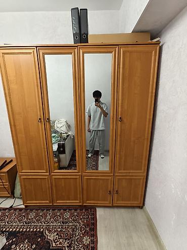 Шифоньер, шкаф для одежды, Б/у, Прямой, ЛДСП