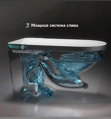 умный туалет: Интеллектуальный унитаз-биде (напольный моноблок) - Электронное — 1