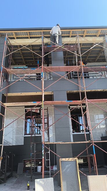 Фасадные работы: Фасадный декор, Ремонт фасада, Утепление фасада | Сайдинг, Керамогранит | Базальт Больше 6 лет опыта — 9