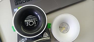 qelem seti: LED spot işıq üçün quraşdırma seti (gövdə + COB lamp) - Tavan üçün — 1