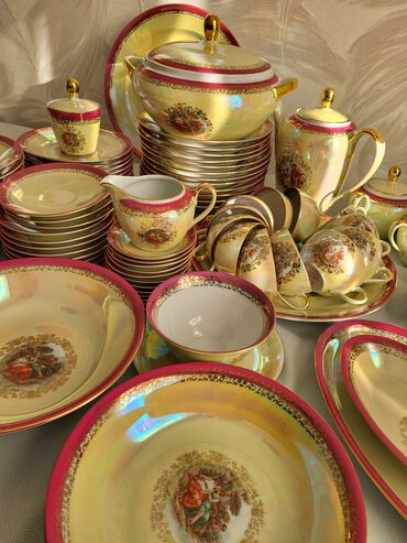 alman servisi: Çay dəsti, Farfor, 12 nəfərlik, Almaniya