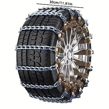 Аварийные аксессуары: Avtomobil üçün universal qar və buz zəncirləri – cüt - Yüksək — 8