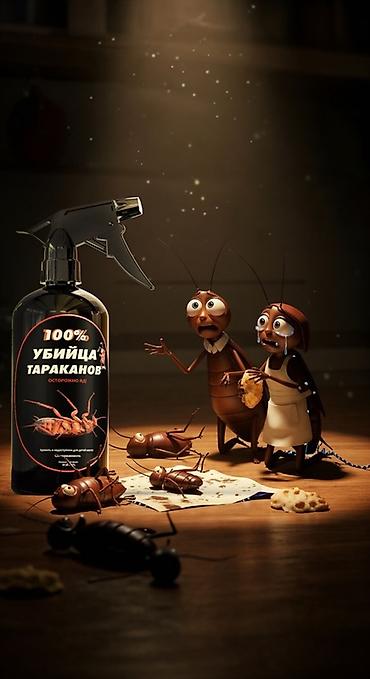 Другая бытовая химия и моющие средства: Средство от бытовых насекомых «100% Убийца тараканов» Назначение: - — 7