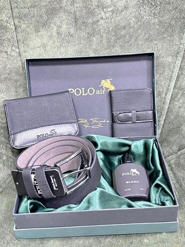 Hədiyyələr: Polo Air hədiyyəlik kişi dəsti. Dəstə kəmər, pul kisəsi, vizit kartı
