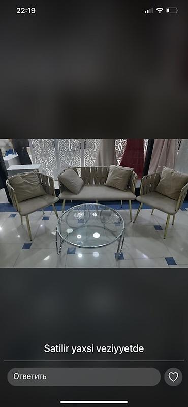 heyet evi ucun stol stul: İşlənmiş, Divan, Divan, Bazasız, Açılmayan — 1