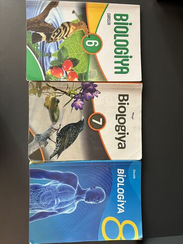 Kitablar, jurnallar, CD, DVD: Biologiya dərslik 6,7,8-ci sinif
Hər biri 2 azn