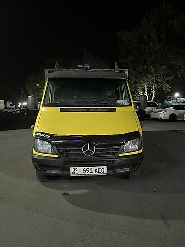 афтаномка на спринтер: Грузовой фургон Mercedes-Benz Sprinter (желтый кабина, черный — 2