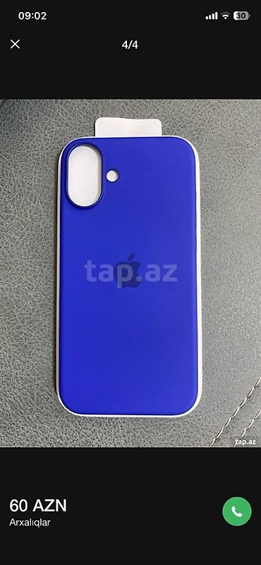 sirvan telefon: Məhsul: iPhone üçün arxa qapaq (case) Hər biri orginal Iphone 16 plus — 1