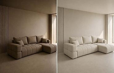 Ugaone garniture: Modularna ugaona sofa sa ležernim, modernim dizajnom - Ugaona — 2