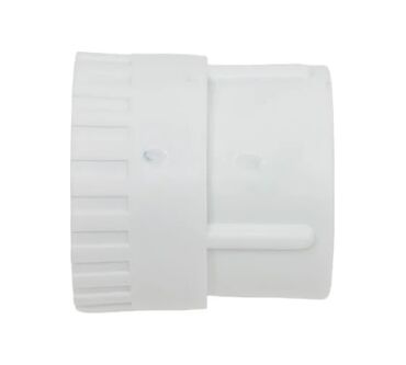 plastik divar uzlukleri: PVC boru muftası – düz birləşdirici - Material: ağ PVC (polivinil