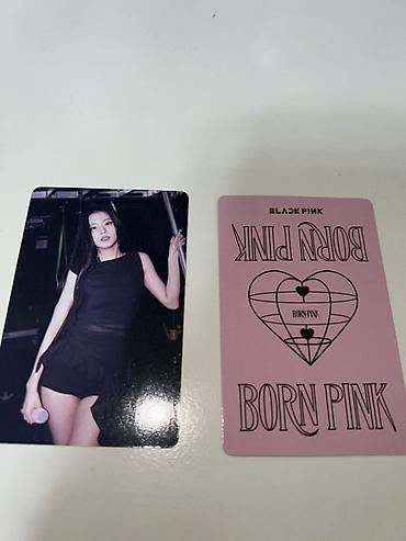 İncəsənət və kolleksiyalar: Blackpink Jisoo konsert öncesi 1 edet foto kart Məhsul: K-pop foto — 3