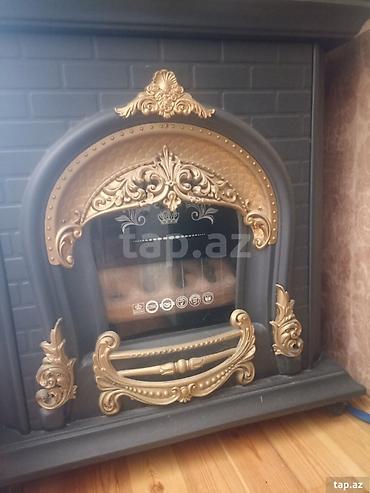 qaz paneli: Kamin Peçi, İşlənmiş, yanacaq - Qaz — 1