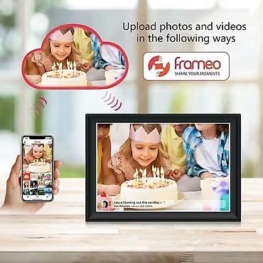 el dekor: Digitalni Wi‑Fi foto‑ram sa Frameo aplikacijom - Ekran: IPS Full HD — 1