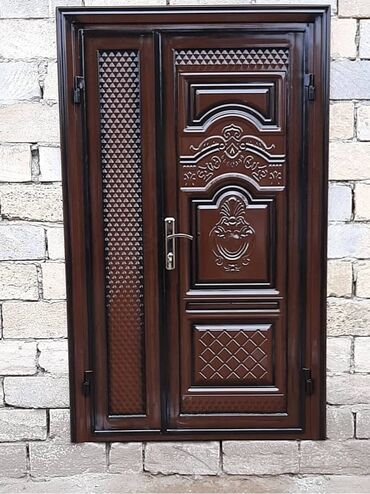 Həyət darvazaları: Dəmir darvazalar, ikilik list,17 profillə yığılan keyfiyyətli nağd və — 20