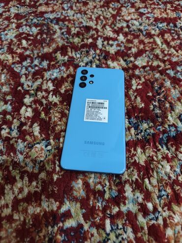 оптом бытовая техника: Samsung Galaxy A32, Б/у, 64 ГБ, цвет - Голубой, 2 SIM