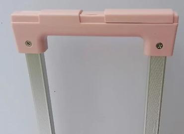 Putni koferi i torbe: Tvrdi kofer na točkiće – roze - Materijal: tvrda plastika (ABS/PC — 9