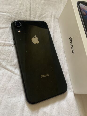 купить чехол на айфон xr: IPhone Xr, Колдонулган, 64 ГБ, Кара, Каптама, Куту, 78 %