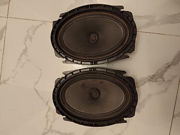 iki: Avtomobil üçün oval akustik dinamiklər dəsti - Ölçü: təxminən 6x9 — 1