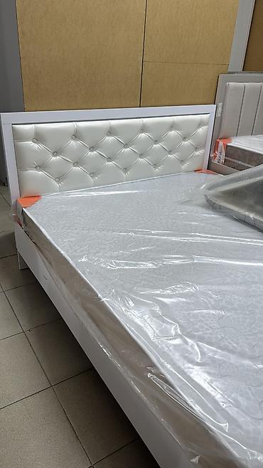 Спальные гарнитуры: Спальный гарнитур, Новый, Двуспальная кровать, Шкаф, Комод, ДСП, Бесплатная доставка, цвет - Серый — 7