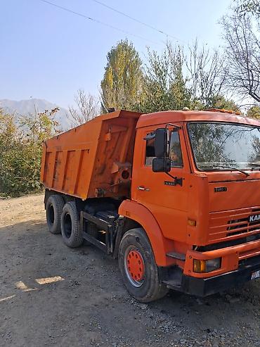 пикап рехтон: Самосвал КАМАЗ, оранжевый, 6x4 : срочно продаётся Камаз65115 отличным — 10