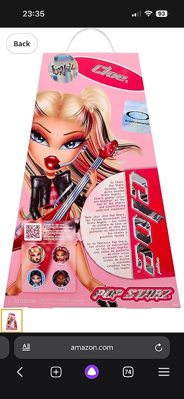 palm pilot: Продаю оригинальную куклу Братц, не распакованная Bratz Pop Starz Cloe — 2