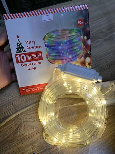 композиция: Светодиодная гирлянда-лента «Copper wire lamp» - Длина: 10 м (10 — 1