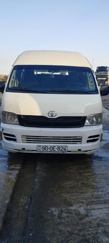 Motonəqliyyat: Toyota Hiace: 2.5 l | 2008 il Mikroavtobus