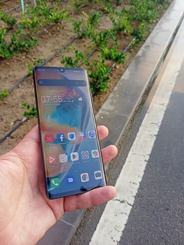 huawei p30 pro qiyməti: Huawei P30 Pro, 256 GB, rəng - Boz, Zəmanət, Barmaq izi, Simsiz şarj