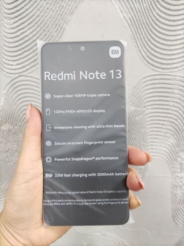 телефоны редми 13: Xiaomi, Redmi Note 13, Новый, 128 ГБ, 2 SIM
