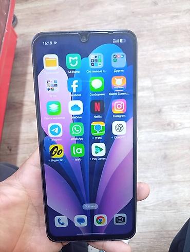leap t304: Redmi, Redmi 14C, Б/у, 128 ГБ, цвет - Голубой, 2 SIM — 2