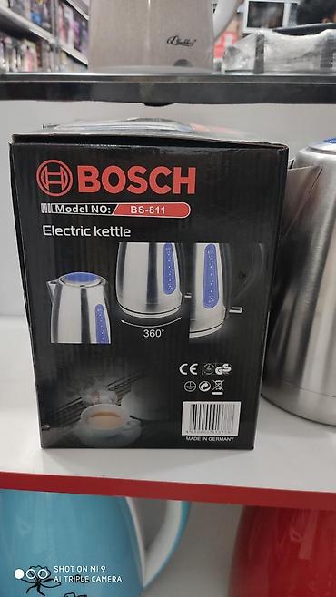 Elektrik çaydanları: Elektrik caydan çaynik Bosch 1.7 litreli elektrik caynik. TEZEDIRLER — 3