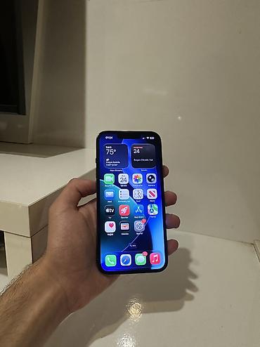 Apple iPhone: IPhone 13 Pro, 128 GB, Sierra Blue, Zəmanət, Simsiz şarj, Face ID — 2