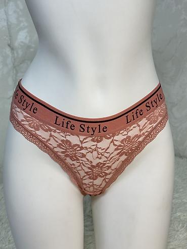 Трусики: Кружевные женские трусики-стринги Life Style Размер S - Модель — 12