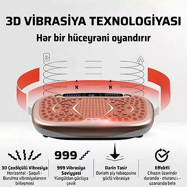 kuklalar evi: 3D Vibrasiya Platforması – fitnes və masaj üçün çoxfunksiyalı cihaz - — 1