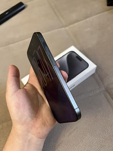 iphone 16 max: IPhone 15 Pro, Б/у, 256 ГБ, Black Titanium, Коробка, 80 % — 5
