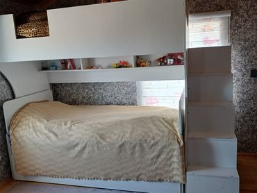 Uşaq və gənc otağı üçün dəstlər: Oğlan və qız üçün, İşlənmiş, İkinəfərlik çarpayı — 8