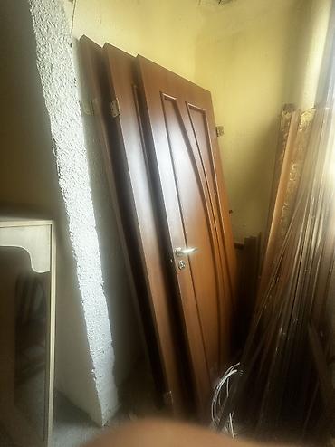 qapi: Taxta interyer qapıları dəsti - Material: ağac əsaslı (mDF/laminat — 3