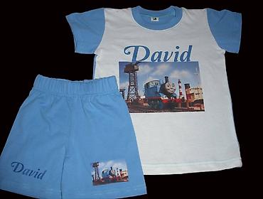 Kompleti: Deciji sorc i majca a moze da bude i kratka pidzama Vel 2-12 Cena 2200 — 9