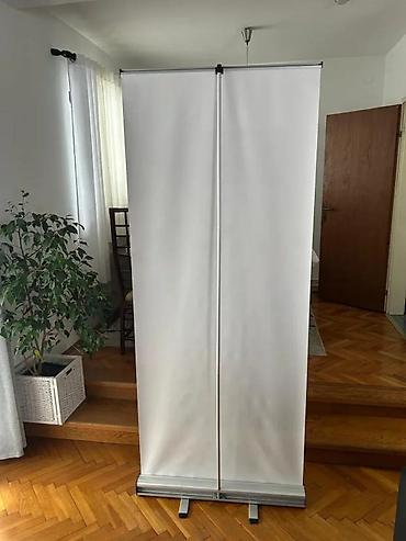 Reklamiranje, štampanje: Roll-up baner sa grafikom kafe – Fujitsu - Prenosivi roll-up stojni — 2
