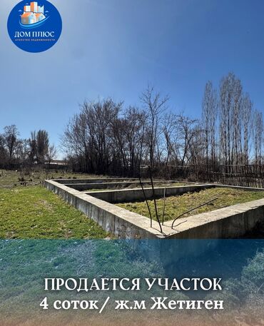 Продажа участков: 4 соток, Для строительства