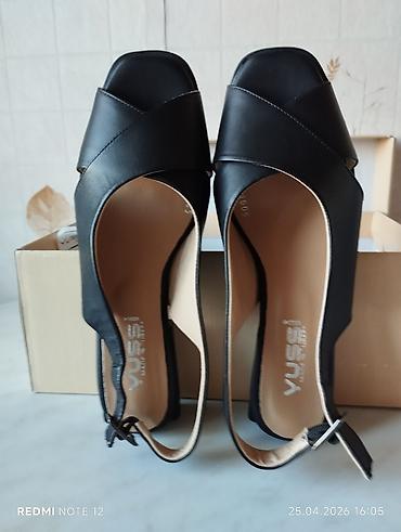 shoes: Босоножки, 37, Новый, цвет - Черный, Самовывоз — 3