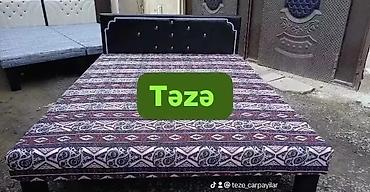 Çarpayılar: Təzə çarpayılar. 1 nəfərlik çarpayılar 60manat. 2 nəfərlik taxt — 22