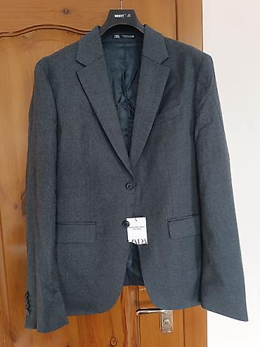 пижам: Мужской костюм, XL, L, Zara, Новый, цвет - Серый, Бесплатная доставка — 3