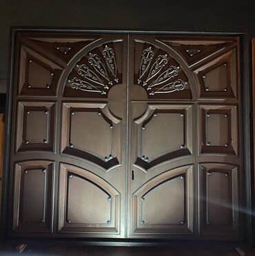 Həyət darvazaları: Yeni Dəmir Həyət darvazası, 450 m, Mexaniki, Qapı ilə, rəng - Qara, Kredit yoxdur, Ödənişli quraşdırma, Ödənişli çatdırılma, Rayonlara çatdırılma — 16