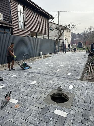 Евробрусчатка: Укладка тротуарной плитки и благоустройство двора под ключ - — 6